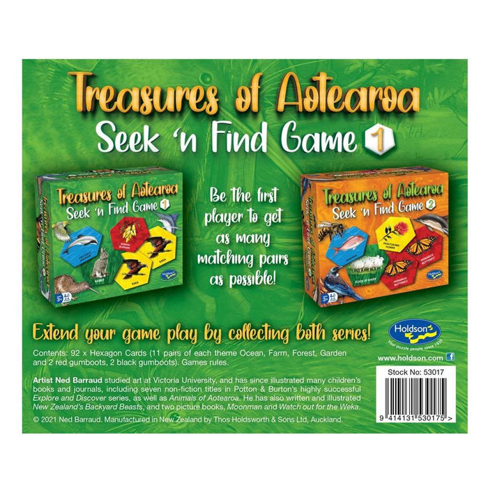 Holdson Game - Treasures of Aotearoa Seek & Find #1 53017