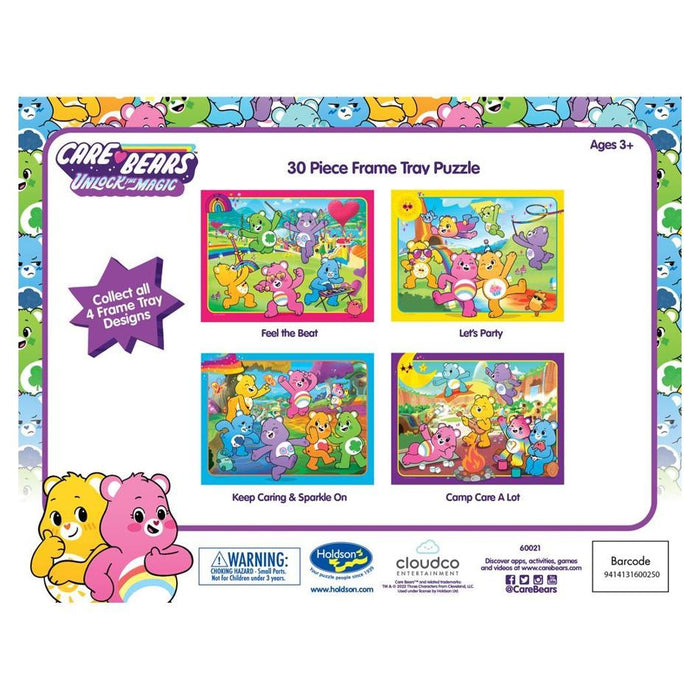 Holdson Puzzle - Set of Four Care Bears, 30pc Frame Tray Series 60021