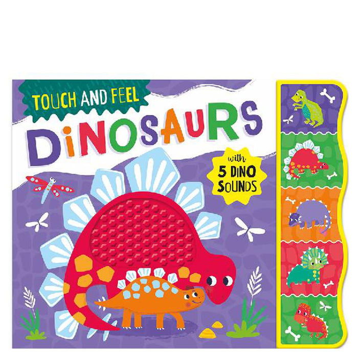Touch And Feel Dinosaurs Sound Board Book