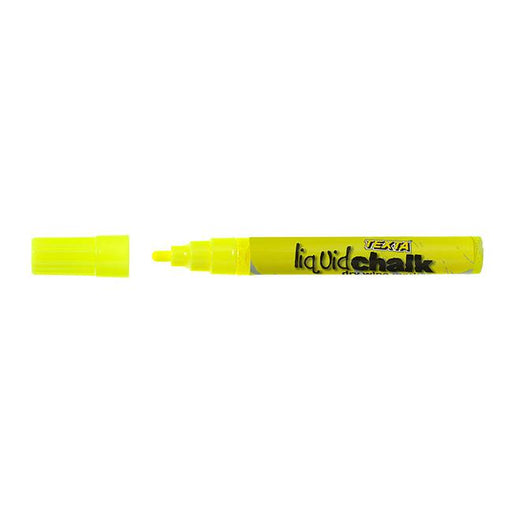 Texta liquid chalk marker dry wipe yellow-Marston Moor