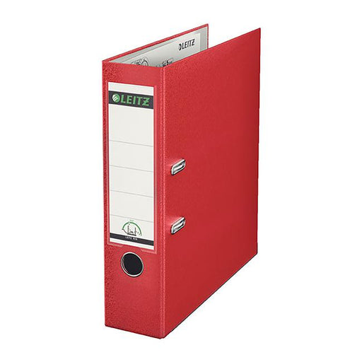 Leitz lever arch file a4 80mm red-Marston Moor