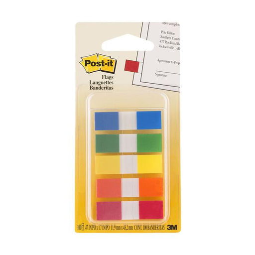 Post-it Flags 683-5CF 12x43mm Primary Pack of 5-Marston Moor