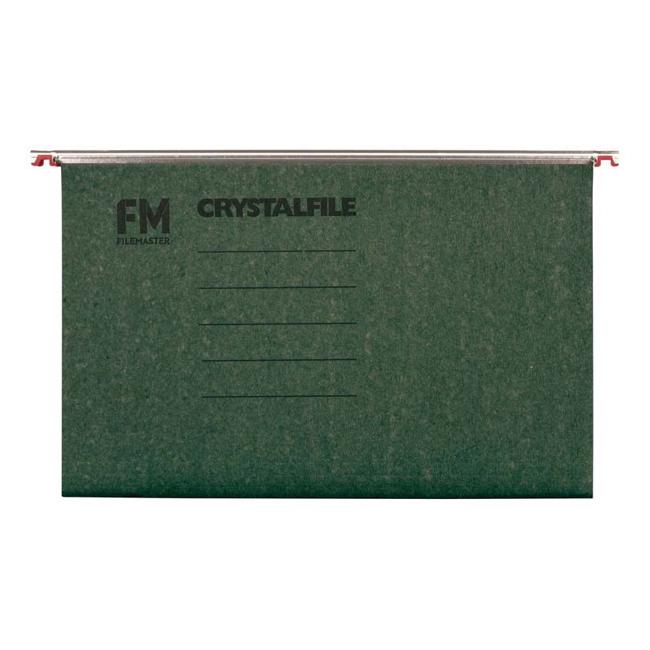 FM File Suspension Crystalfile Green Box 50 Foolscap