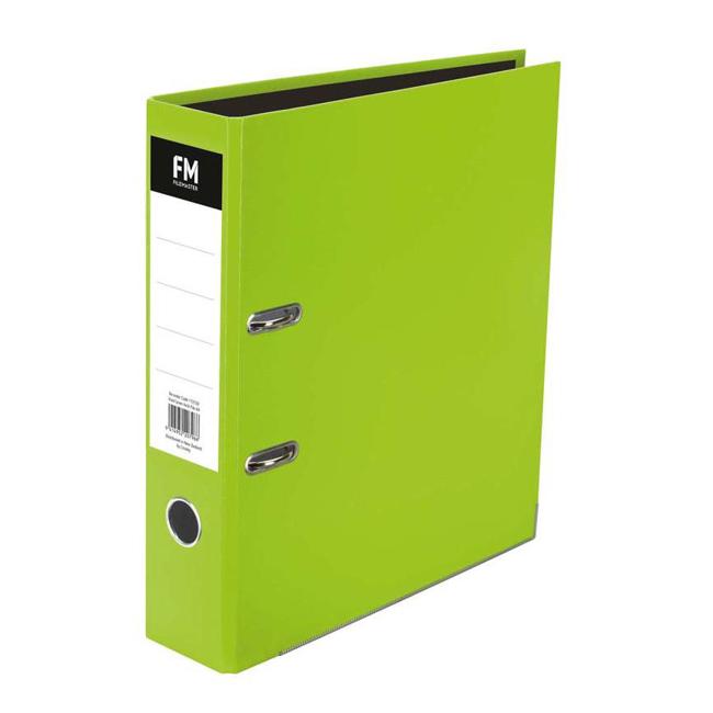 FM Binder Vivid Lime Green A4 Lever Arch