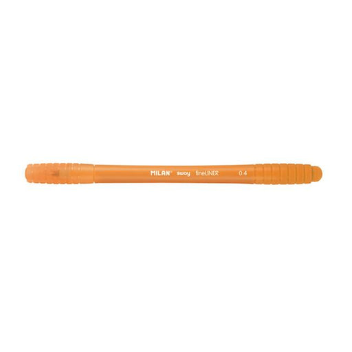 Milan Sway Fine Liner Fibre Tip Marker 0.4mm Tip Orange 1 Piece-Marston Moor
