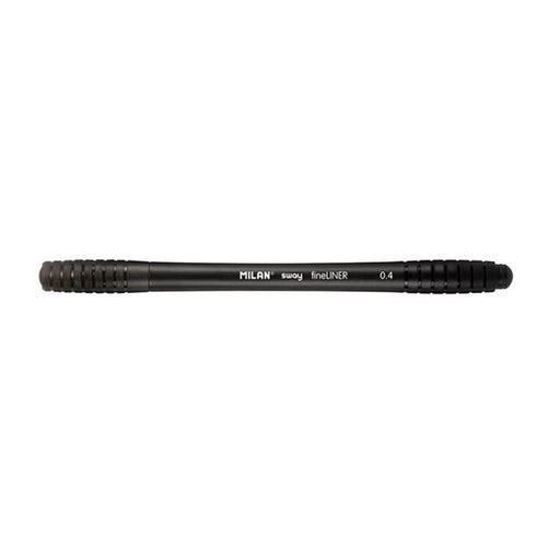 Milan Sway Fine Liner Fibre Tip Marker 0.4mm Tip Black 1 Piece-Marston Moor