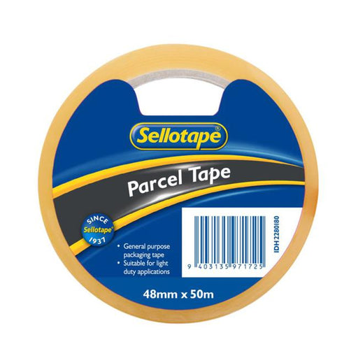 Sellotape Parcel Tape Clear 48mmx50m-Marston Moor