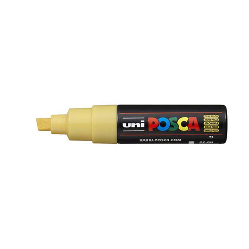 Uni Posca Marker 8.0mm Bold Chisel Straw Yellow PC-8K-Marston Moor