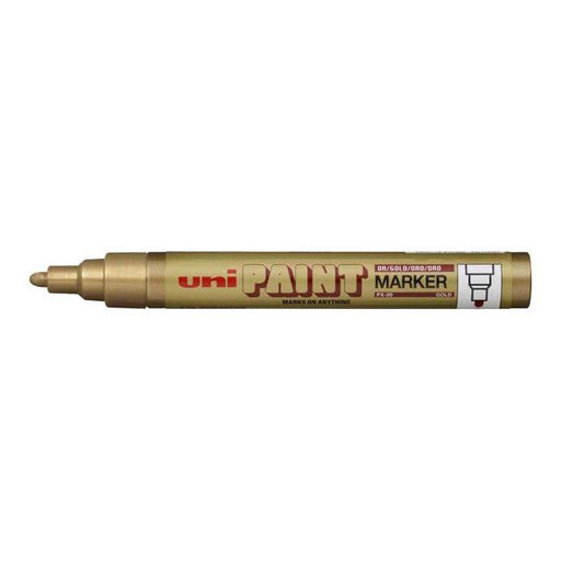 Uni Paint Marker 2.8mm Bullet Tip Gold PX-20-Marston Moor