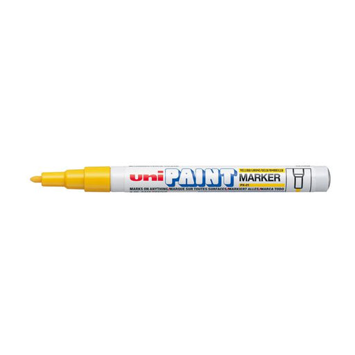 Uni Paint Marker 1.2mm Bullet Tip Yellow PX-21-Marston Moor