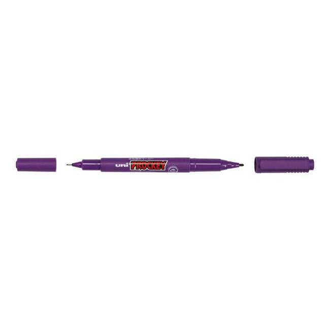 Uni Prockey Marker Dual Tip 0.4/0.9mm Violet PM-120-Marston Moor