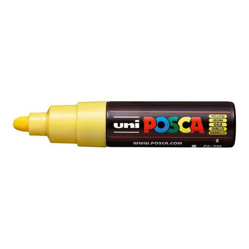 Uni Posca Marker 4.5-5.5mm Bold Bullet Yellow PC-7M-Marston Moor