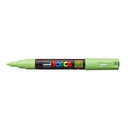 Uni Posca Marker 0.7mm Ultra-Fine Round Tip Apple Green PC-1M-Marston Moor