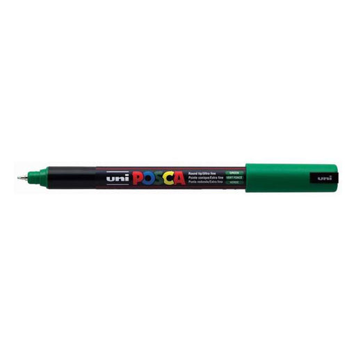Uni Posca Marker 0.7mm Ultra-Fine Pin Tip Green PC-1MR-Marston Moor