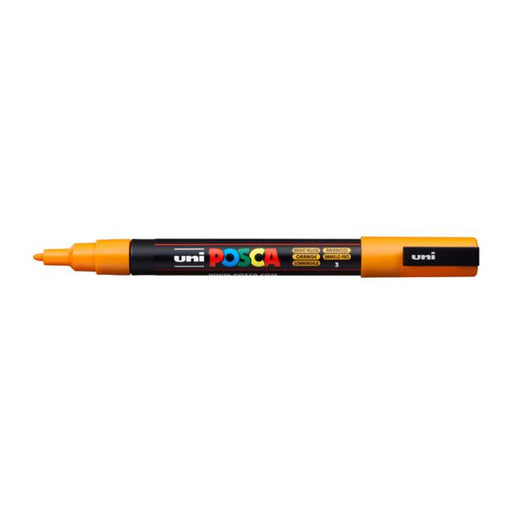Uni Posca Marker 0.9-1.3mm Fine Bright Yellow PC-3M-Marston Moor