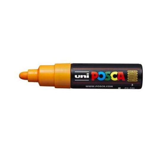 Uni Posca Marker 4.5-5.5mm Bold Bullet Bright Yellow PC-7M-Marston Moor