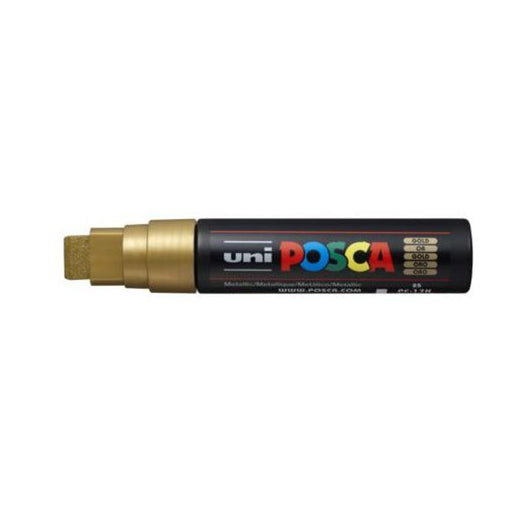 Uni Posca Marker 15.0mm Extra-Broad Chisel Gold PC-17K-Marston Moor
