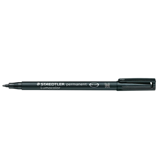 Staedtler Lumocolor 317 Black Permanent Pen Medium Tip-Marston Moor