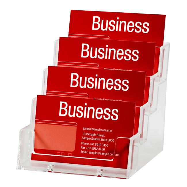 Esselte business card holder free 4t - 4 comp