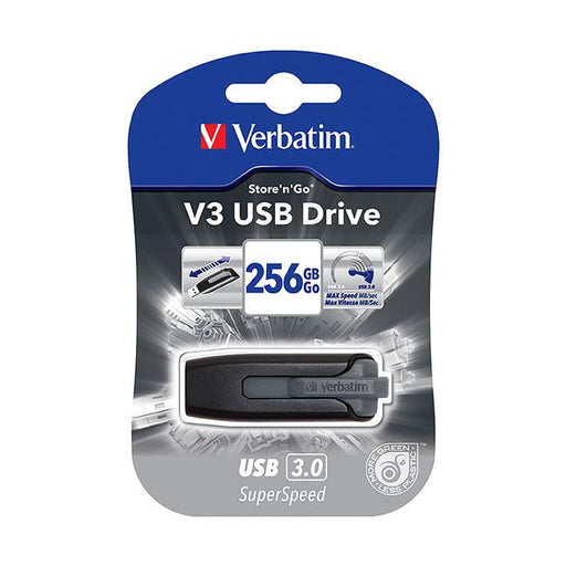 Verbatim usb 3.0 hard drive store and go 256gb grey-Marston Moor