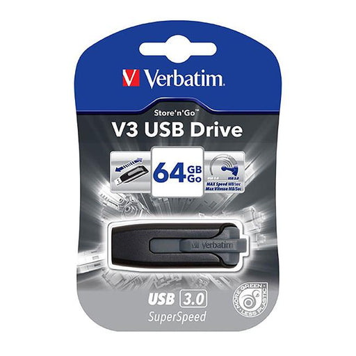 Verbatim store and go portable hard drive 64gb black-Marston Moor