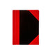 Spirax casebound notebook a4 black and red-Marston Moor