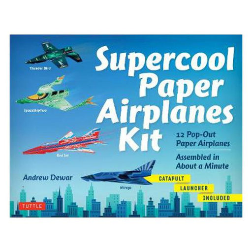 Supercool Paper Airplanes Kit: 12 Pop-Out Paper Airplanes - Assembled in About a Minute-Marston Moor