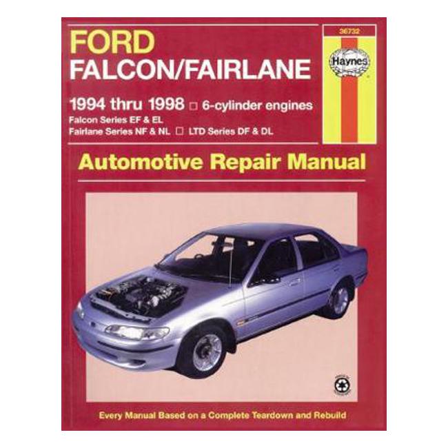 Ford Falcon EF, EL/Fairlane NF, NL/LTD DF, DL 1994-1998 Repair Manual - Jeff Killingsworth