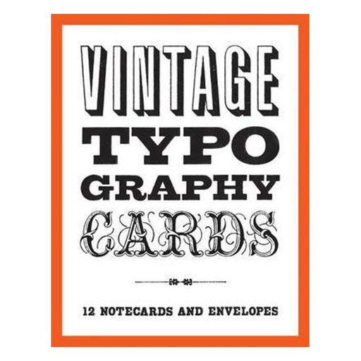 Vintage Typography Notecards-Marston Moor