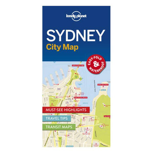 Lonely Planet Sydney City Map-Marston Moor