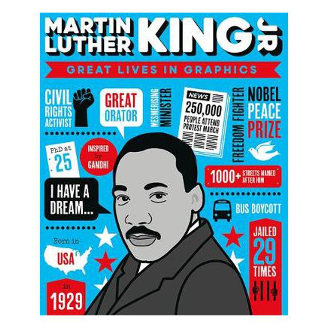 Great Lives in Graphics: Martin Luther King - Books Button