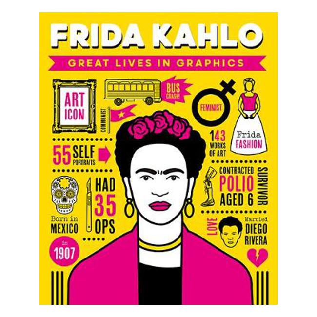 Great Lives in Graphics: Frida Kahlo - Button Books