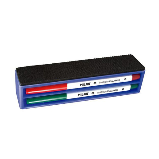 Milan Magnetic Whiteboard Eraser With Markers-Marston Moor