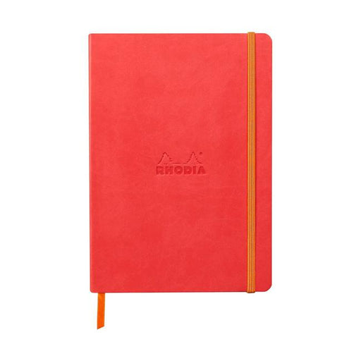 Rhodiarama Softcover Notebook A5 Lined Coral-Marston Moor
