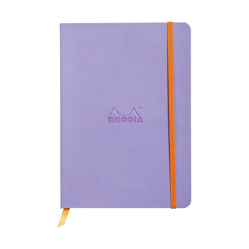 Rhodiarama Softcover Notebook A5 Lined Iris Blue-Marston Moor
