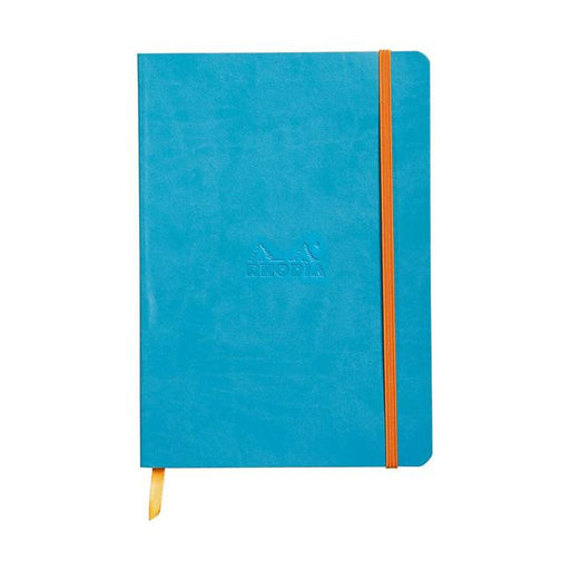 Rhodiarama Softcover Notebook A5 Dotted Turquoise-Marston Moor