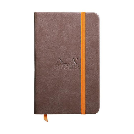 Rhodiarama Hardcover Notebook Pocket Lined Chocolate-Marston Moor