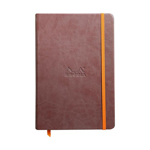 Rhodiarama Hardcover Notebook A5 Lined Chocolate-Marston Moor