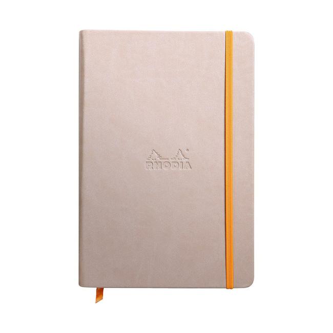 Rhodiarama Hardcover Notebook A5 Lined Beige-Marston Moor