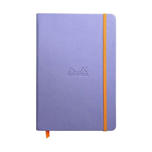 Rhodiarama Hardcover Notebook A5 Lined Iris Blue-Marston Moor