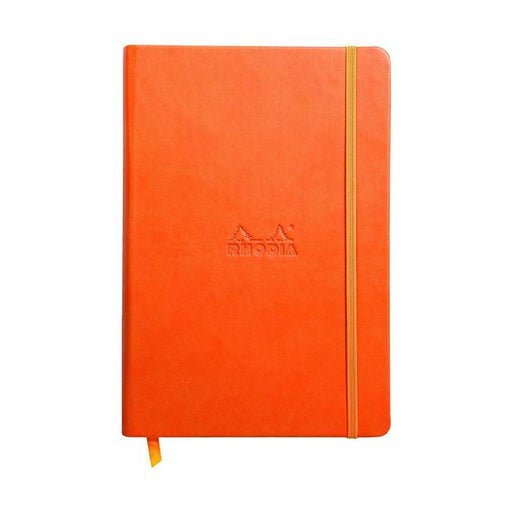 Rhodiarama Hardcover Notebook A5 Lined Tangerine-Marston Moor