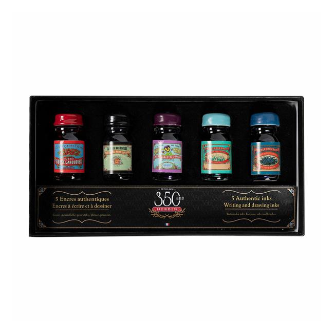 Jacques Herbin 350th Anniversary Ink 10ml Pack of 5