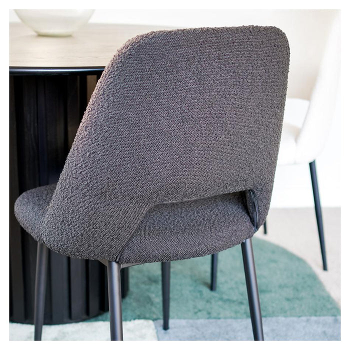 Cinderella Dining Chair Boucle Anthracite
