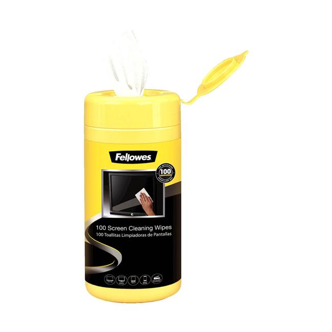 Fellowes Screen Cleaning Wipes Pack of 100