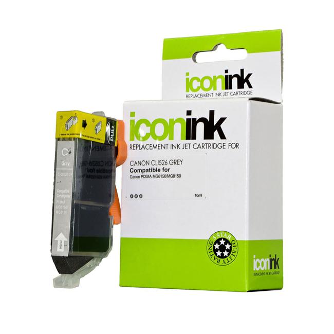 Icon Compatible Canon CLI526 Grey Ink Cartridge