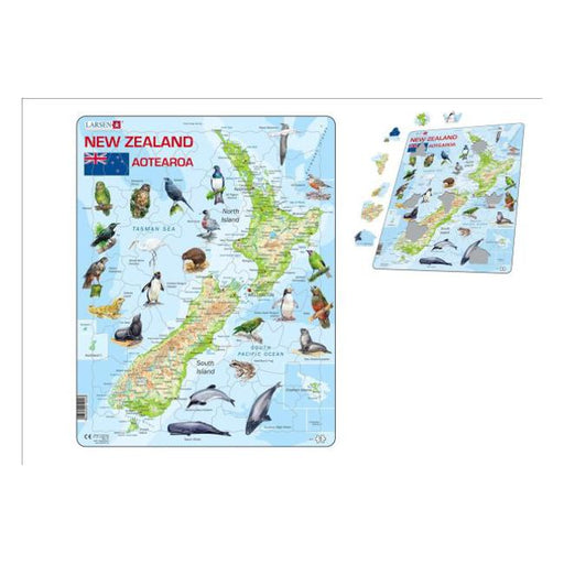 Map of New Zealand Puzzle L11234-Marston Moor
