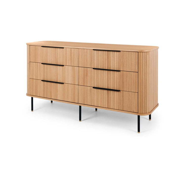 Furniture By Design Anders Dresser 6 drawers (Natural Oak) SHADSO