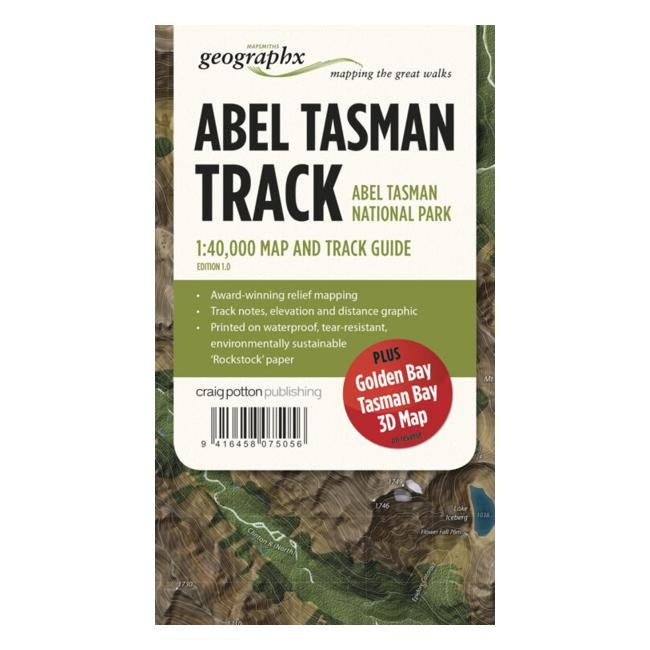 Abel Tasman Track FOLDED Map - Geographx