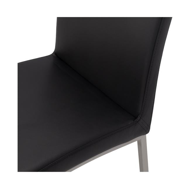 Bristol Chair PU Black w/Stainless...