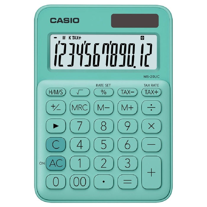 Casio MS20UCGN Desktop Calculator Green